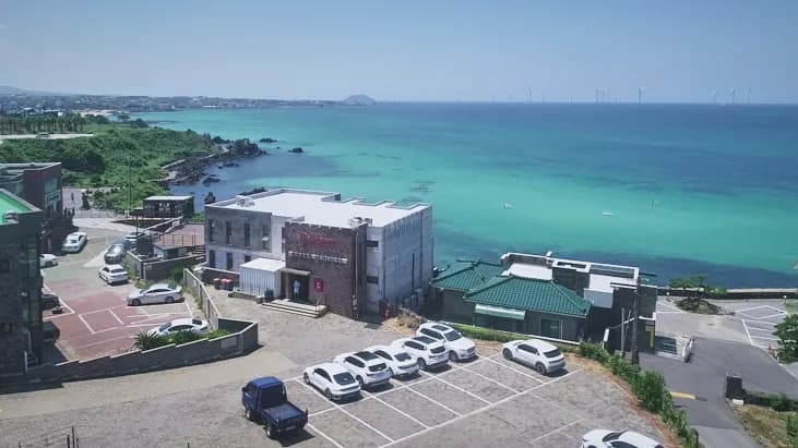 애월 해안 항공뷰